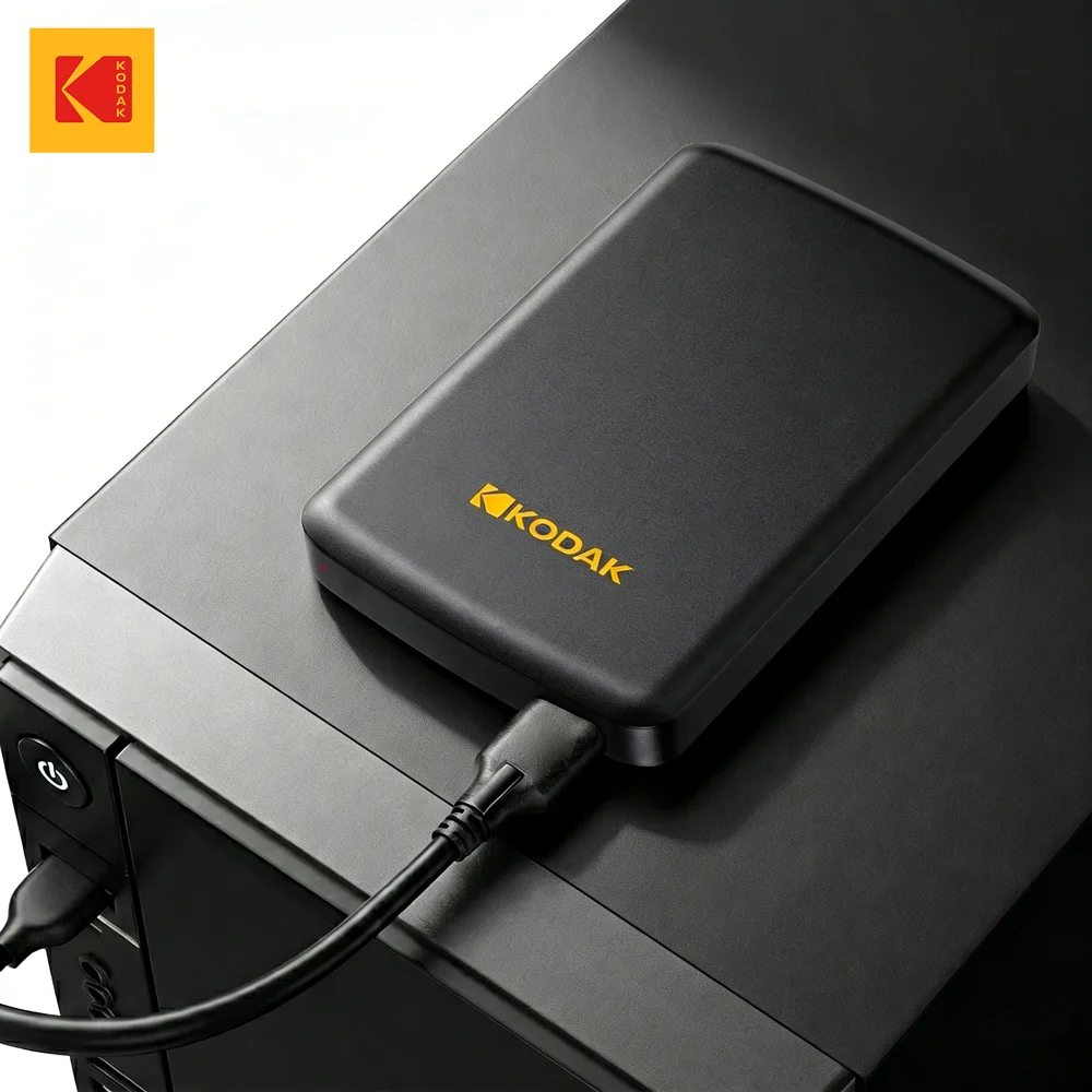 Disco duro externo portátil Kodak HDD P150 5Gbps USB3.0, disco duro externo de 500G 1TB de gran capacidad de almacenamiento para PS4/Xbox/PC 1