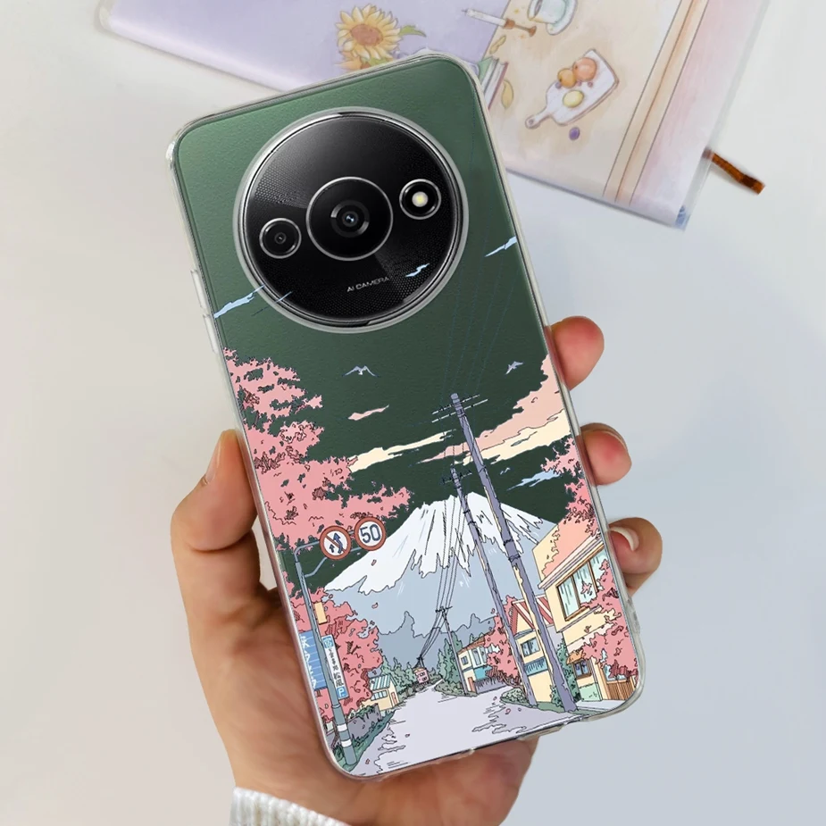 Stylish Painted Soft Silicone Phone Protective Case