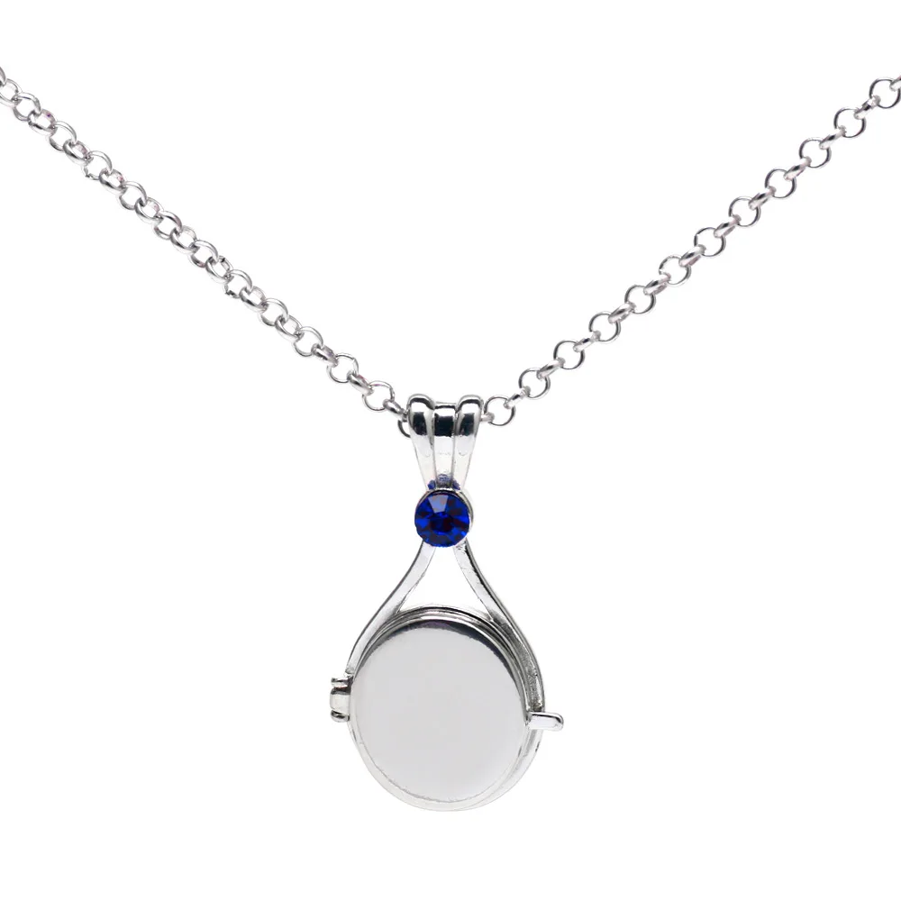 Necklace Pendant Anime Necklace Game Necklace H2O Red Sand Imprint Shell Necklace with Adjustable Flip Cover Fashion Women's Diamond Pendant Necklace