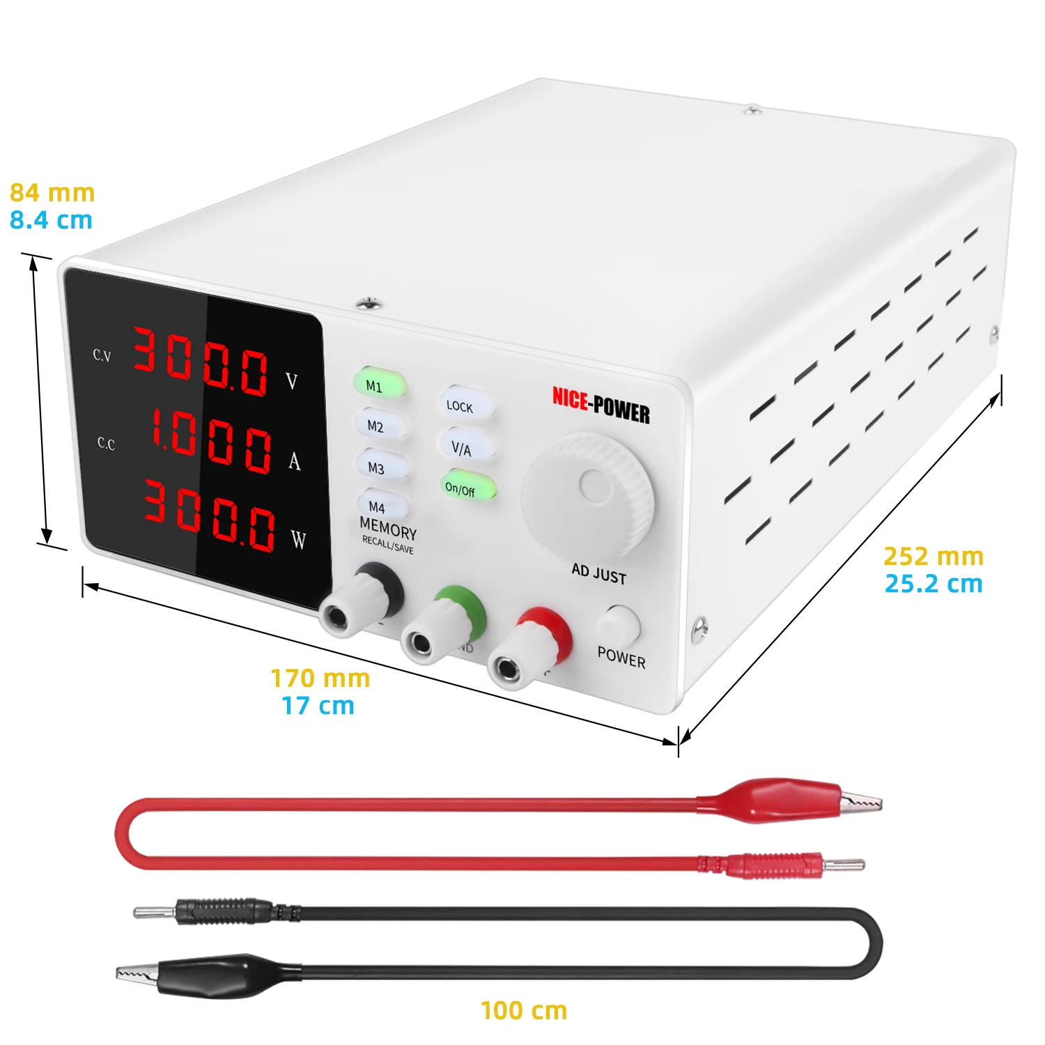 Nice-power 200v 300v 1a fonte de alimentação