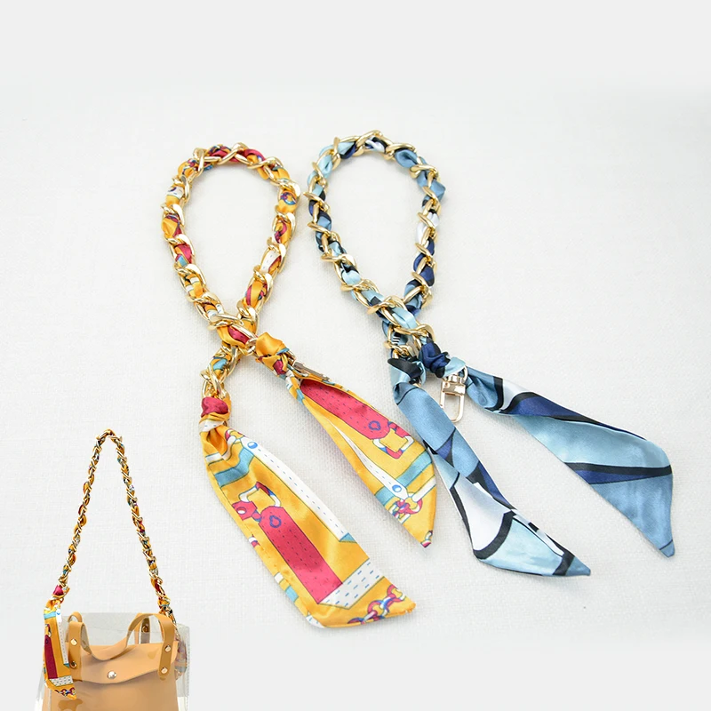 TANQU New DIY Detachable Scarf Chain Bag Strap