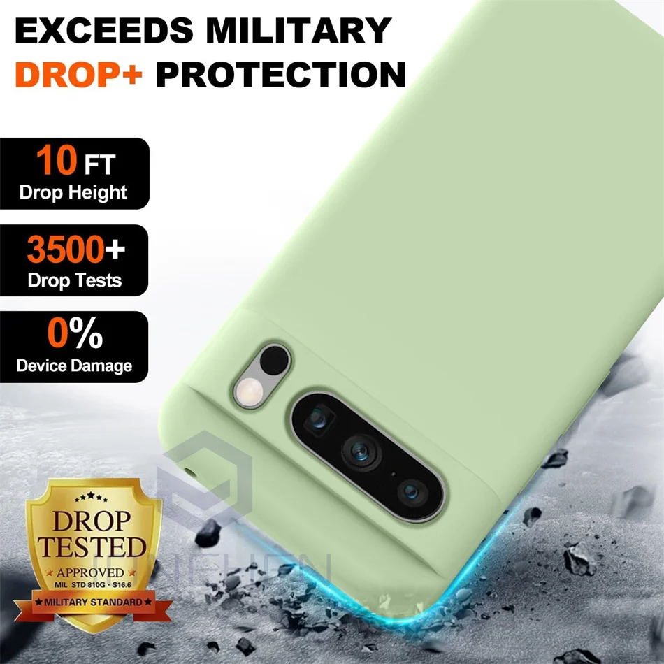Original Liquid Soft Silicone Phone Case - Durable Protection Cover