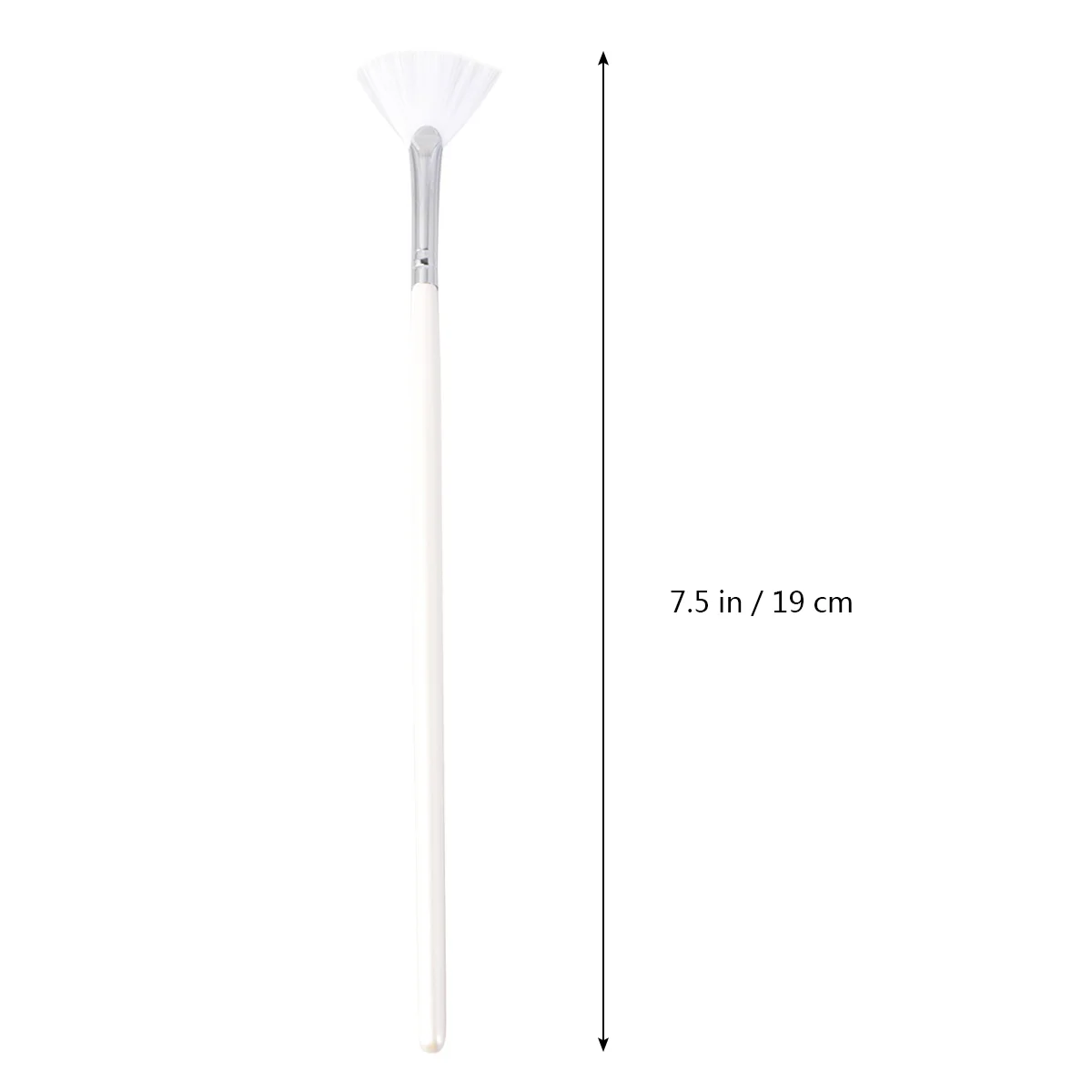 3 Pcs Facial Fan Paint Brush Brushes for Chemical Peels Acid Mask Thin Mini DIY Skin Care Spoon Child
