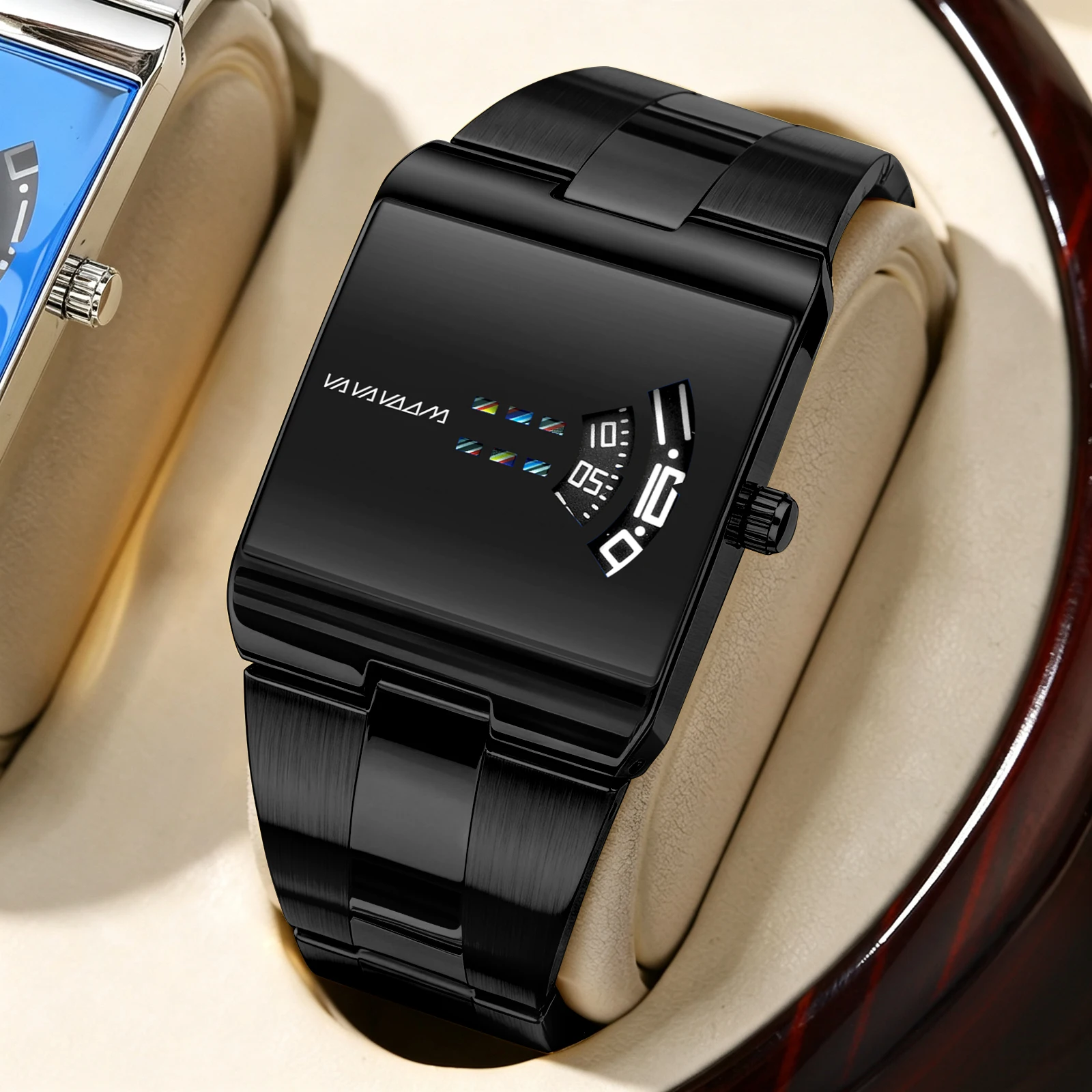 Luxury Stainless Steel Waterproof Quartz Watch for Men - Fashionable Casual & Business Timepiece
