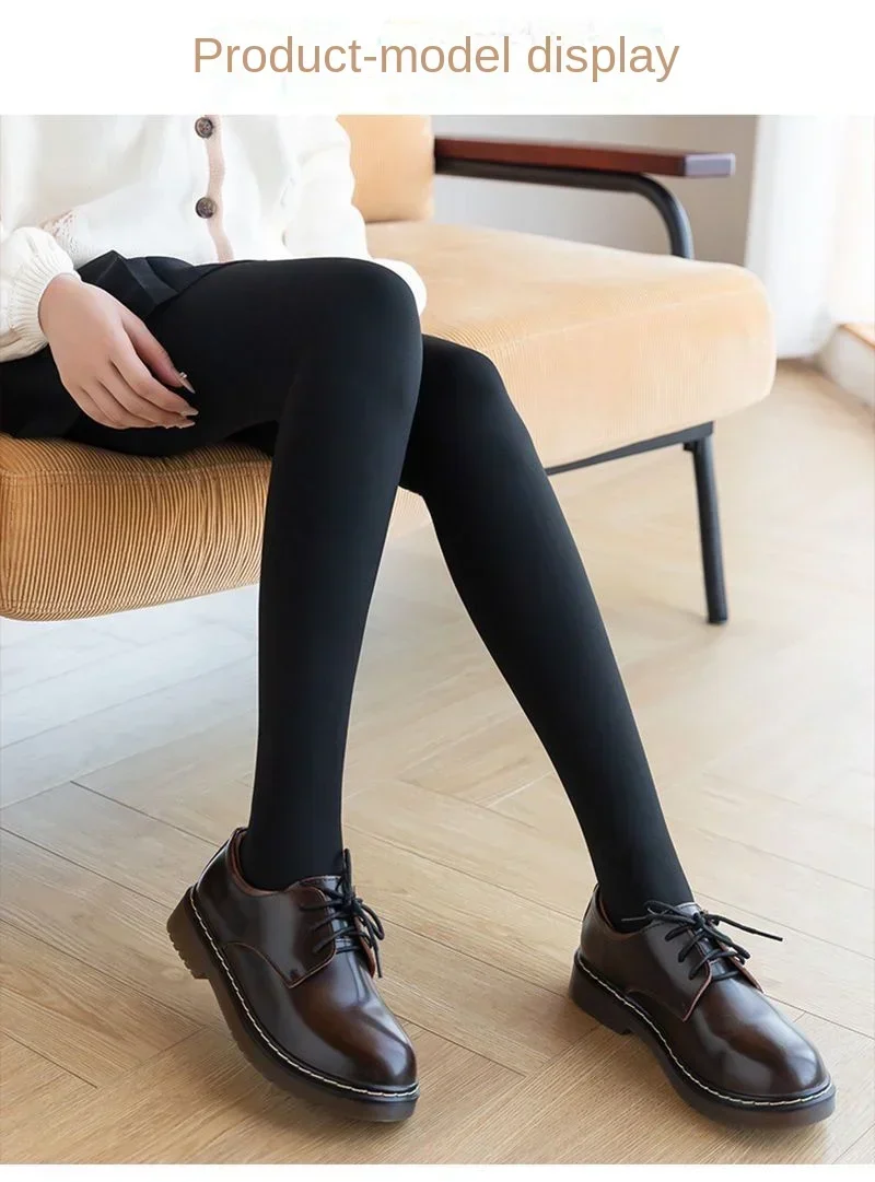Lange Plüsch-Overknee-Socken aus Samt, dicke Kniestrümpfe mit Silikonpolster, rutschfeste Oberschenkelstrümpfe, warme Winterstrümpfe mit hohem Schlauch – Detail 5