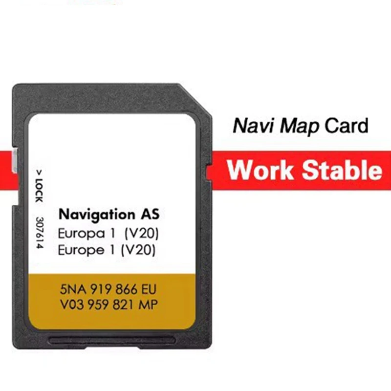 SD AS V20 2024 / 2025 MIB2 디스커버 미디어 SD 카드 맵 32GB 유럽 내비게이션 카드-A86Z