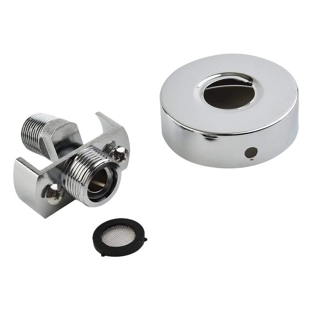 

1pc Curved Foot Shower Faucets Installation Accessories Lengthened Adjustable Angle Shower Valve Curved Foot