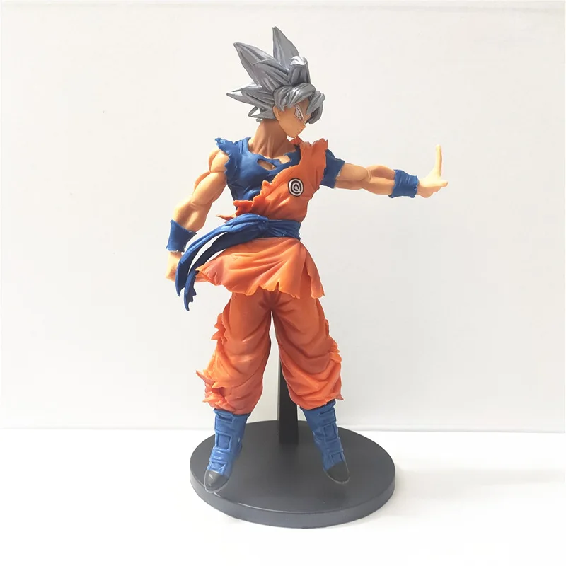 Dragon ball cabelo branco kakarotto saiyan figura de ação móvel ultra  instinto chave do egoísmo son goku modelo brinquedos 16cm - AliExpress