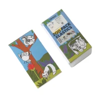 1 boîte Ormco Zoo pack élastiques dentaires orthodontiques Zoo Pack élastiques bandes de caoutchouc haute qualité Latex bretelles Force 3