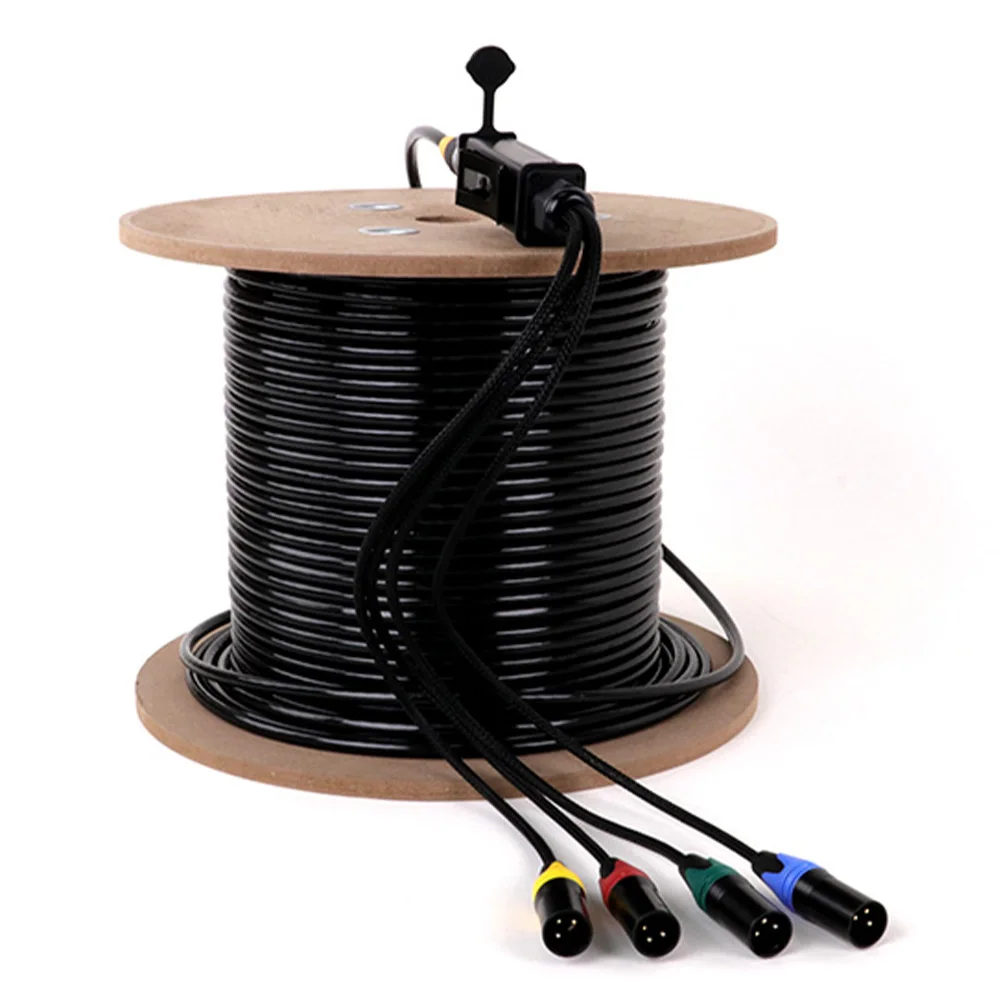 4 canais xlr 3pins cabo para iluminacao 04