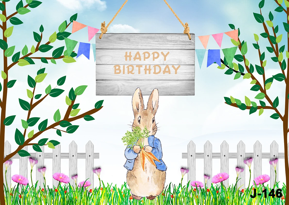 Easter Backdrops for Photography Party Bunny Rabbit Meadow Field Eggs Flowers Spring Background Decoration Peter Custom Backdrop camera cleaning kit Photo Studio Supplies