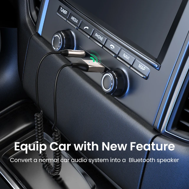 UGREEN-Adaptador de receptor de coche con Bluetooth 3,5, conector auxiliar  de 5,3mm para altavoces de coche, receptor de música y Audio, manos libres  - AliExpress
