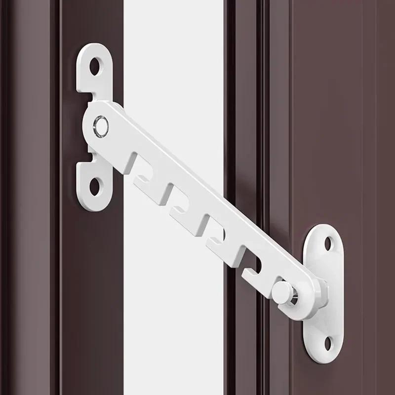 Door Lock Window Stopper Window Lock Security for Door Windows Child Safety Protection Window Limiter Latch Casement Wind Brace Sash Lock Position Stopper