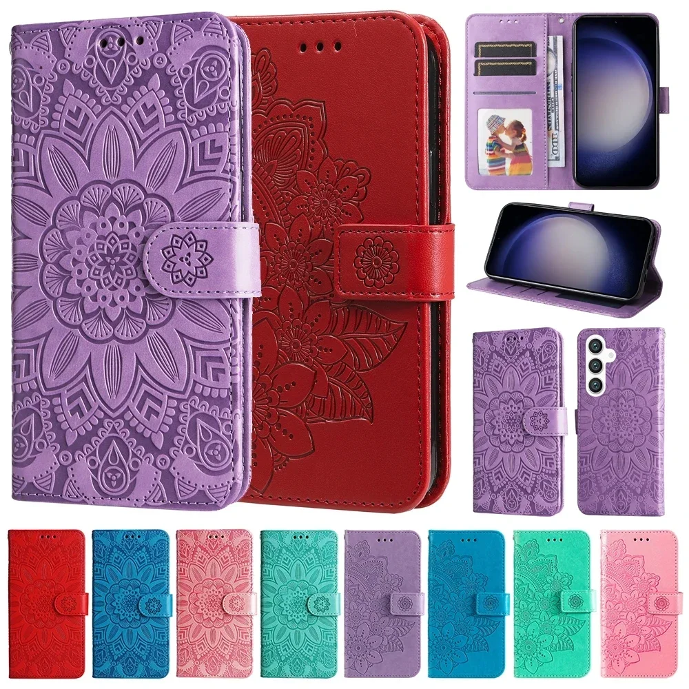 Custodia A Portafoglio In Pelle Per Samsung Galaxy S24 Plus S23 A05 A05S A13 A14 A15 A23 A24 A33 A34 A53 A54 A73 M14 M33 M34 F34 M53 M54