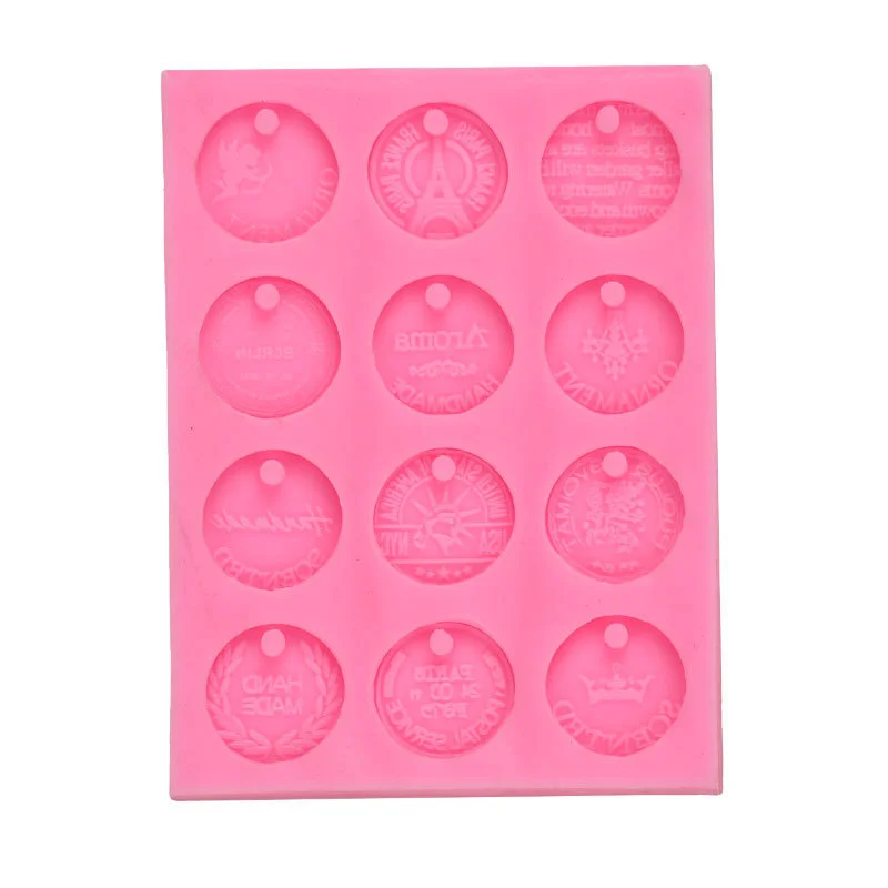 MINFEIDMS Stampo in silicone a forma di ancora timone per decorazioni di torte di zucchero, cupcake, caramelle, cioccolato, pasta di gomma, pasta di zucchero, argilla polimerica