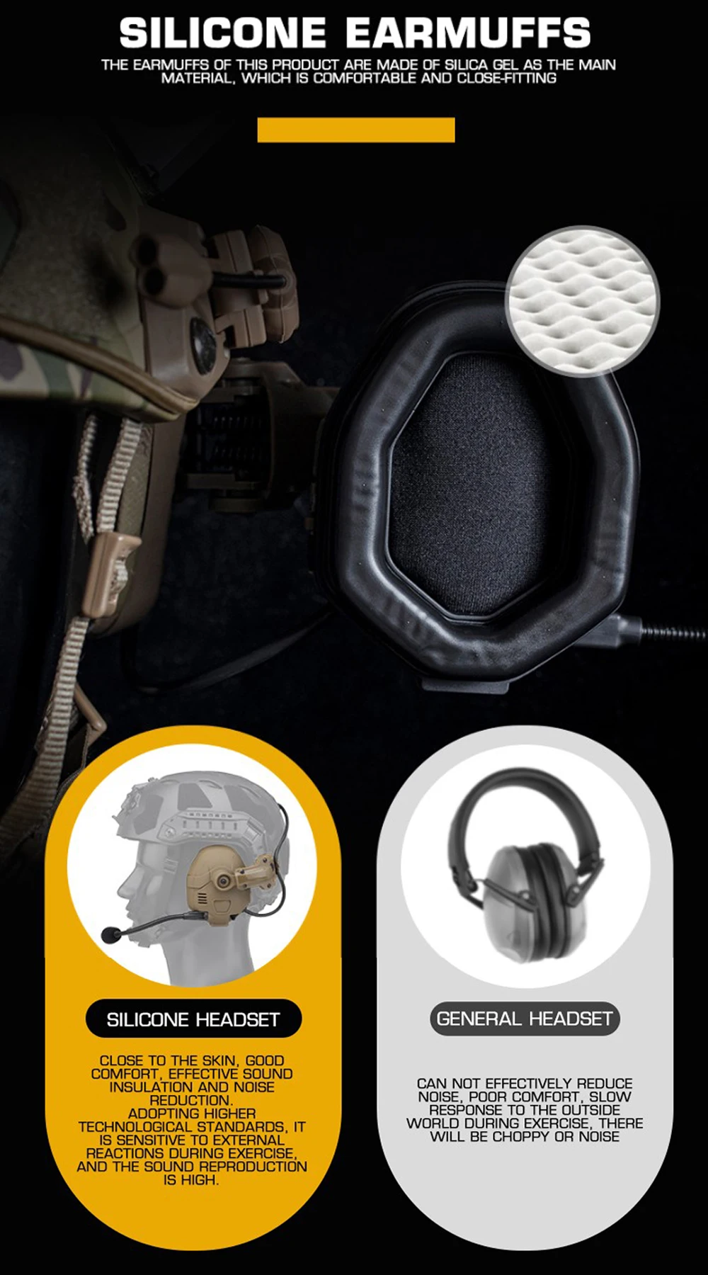 Bluetooth Electronic Noise Reduction Hearing Protection Earmuffs