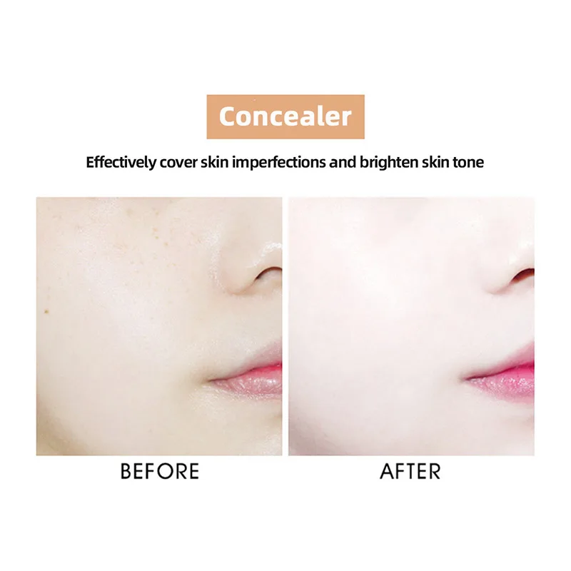 Not Easy Smudged Waterproof Liquid Concealer Foundation Cream Multiple Colors Covering Long Lasting Korean Cosmetics