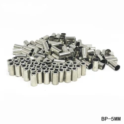 100/50PCS Silver Metal Bicycle Part Bike Cable Caps Bike Brake Derailleur Shifter Cable End Caps Bicycle Accessories