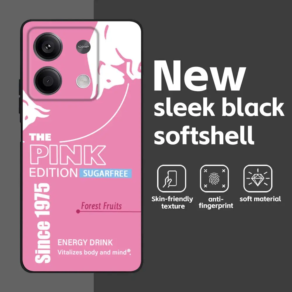 Red Bulls Soft Black Phone Case