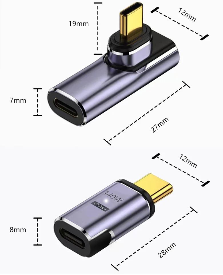 DuHeSin Lot De 2 Adaptateurs Magnétiques USB C 240 W à | FindTheDeal