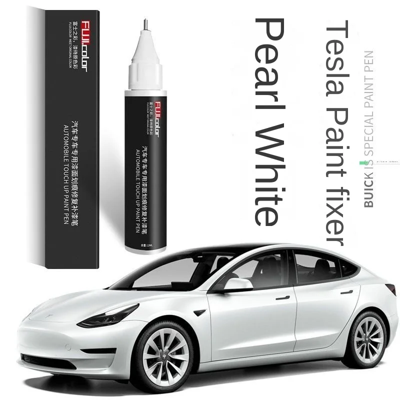 Car Paint Repair Pen for Tesla model 3 model Y Accessories Black White