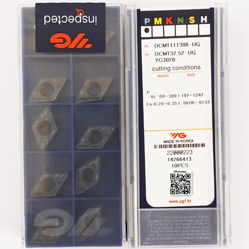 Рисунок 5 - DCMT11T304-UG YG3010 YG3020/DCMT11T308-UG