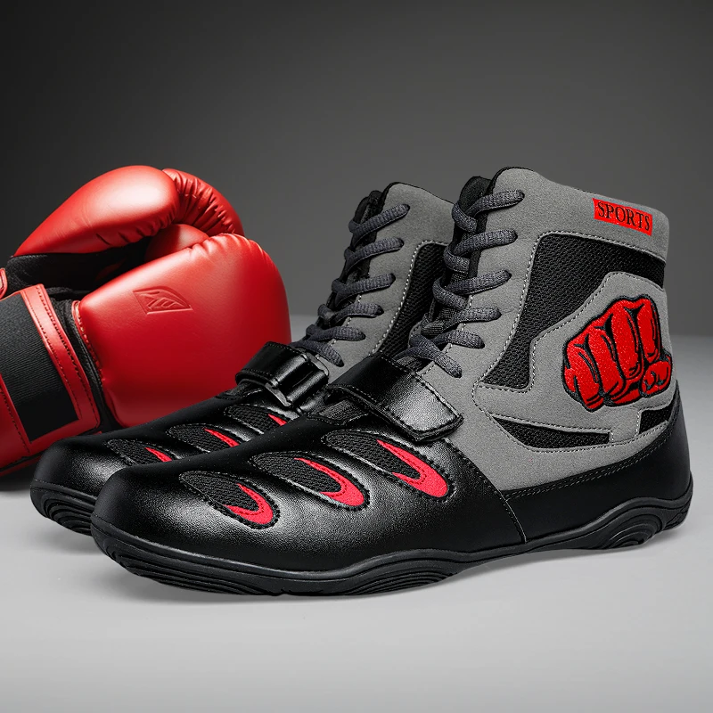 Wrestling Shoes – High Traction Wrestling Shoes for Men, Women, Youth & Kids - Durable Shoes for Wrestling, Boxing, Weightliftin