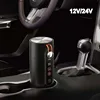 12V/24V Universal Car Kettle 100°C Smart Heating Cup Thermos Cup 316 Stainless Steel Liner Temperature Control Kettle 460ml 1