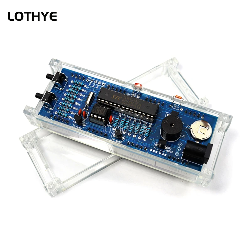 Multifunction LED Digital Clock DIY Kit with Time, Alarm, Date, and Temperature Display