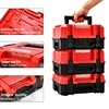 Stackable Tool Box Portable Hardware Storage Box Heavy Duty Tools Case Electric Drill Tool Storage Case Garage Tool Organizer 5