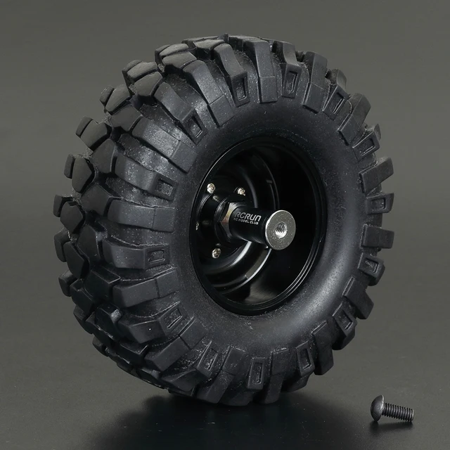 Upgrade your 1/10 RC Crawler with RCRUN Metal Spare Wheel Holder for improved performance and durability.