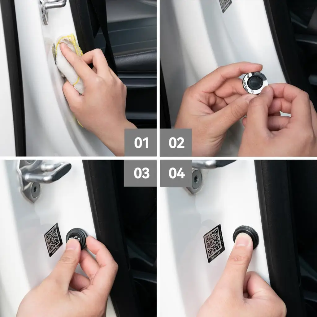 Door Bumper Protector Stickers 10/20PCS Universal Shock Absorbing Mute Shock Noise Gaskets Bumper Protector for Cars Trucks SUV door lock damper