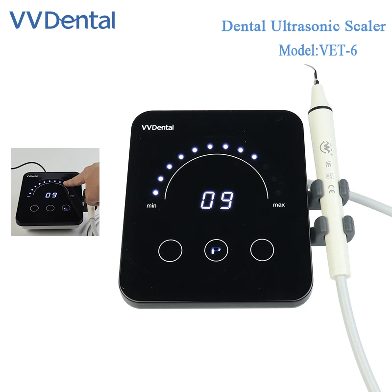 

VVDental Dental Ultrasound Scaler Digital Display Handpiece and Tips Oral Care Tooth Cleaner Dental Scaler Dentistry Equipment