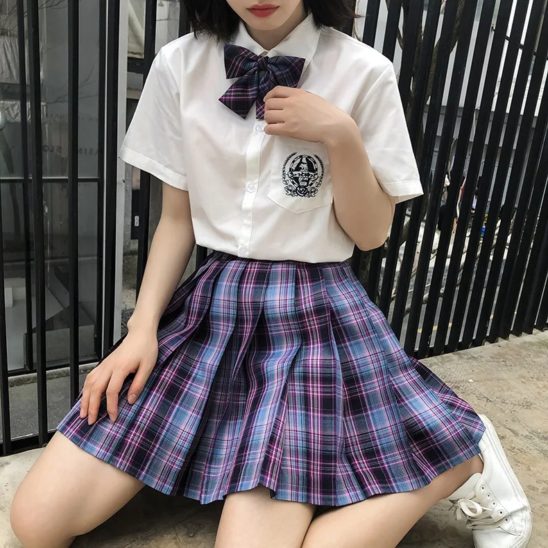 plaid skirt New Korean version of pleated skirt 2022 high waist summer women's skirt sexy plaid mini skirt dance skirt brown skirt