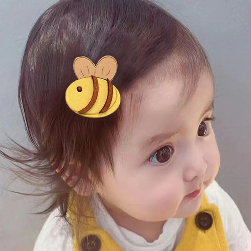 Set of 5 Cute Cartoon Hair Clips - Gentle and Reusable Bangs Accessories