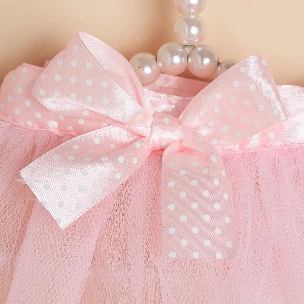 Dog Skirts Bow-knot Design Bright Color Cat Puppy Dress Decorative Polyester Cute Kitten Dress Show Unique Charm Pet Clothes