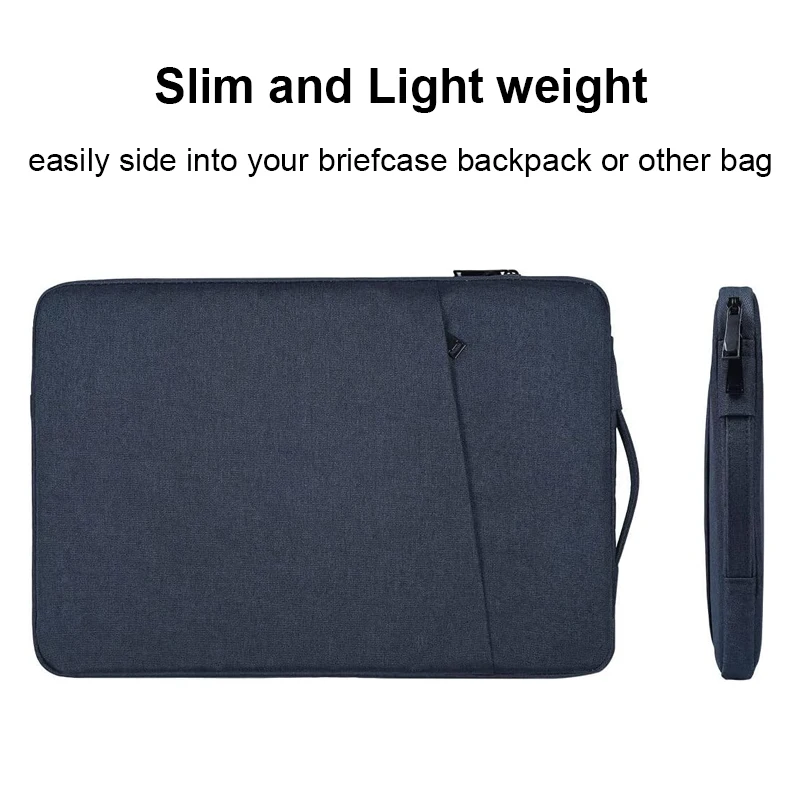 Denim Laptop Bag with Inner Bladder