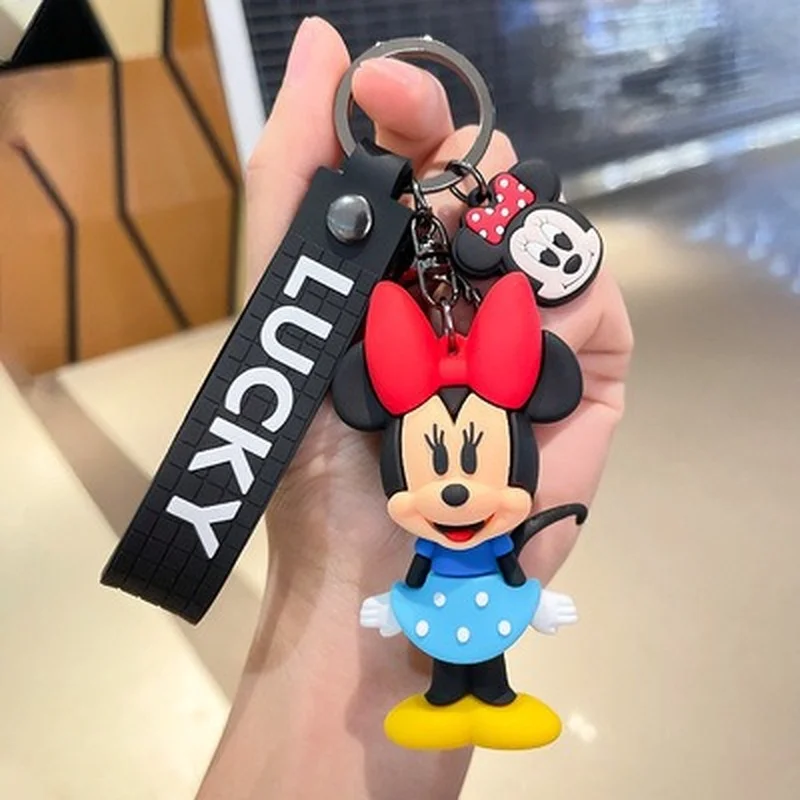 Disney Mickey Mouse Keychain Minnie Donald Duck Daisy Cute Doll Keyring  Fashion Couple Bag Ornament Key Chain Car Pendant Gift - AliExpress