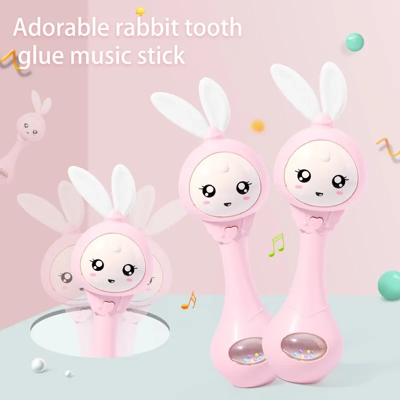 Baby Toys 0 to 6 Months.Teething Toys Early Educational Learning Gifts. Music and Light for Infant Newborn Boys Girls Gifts
