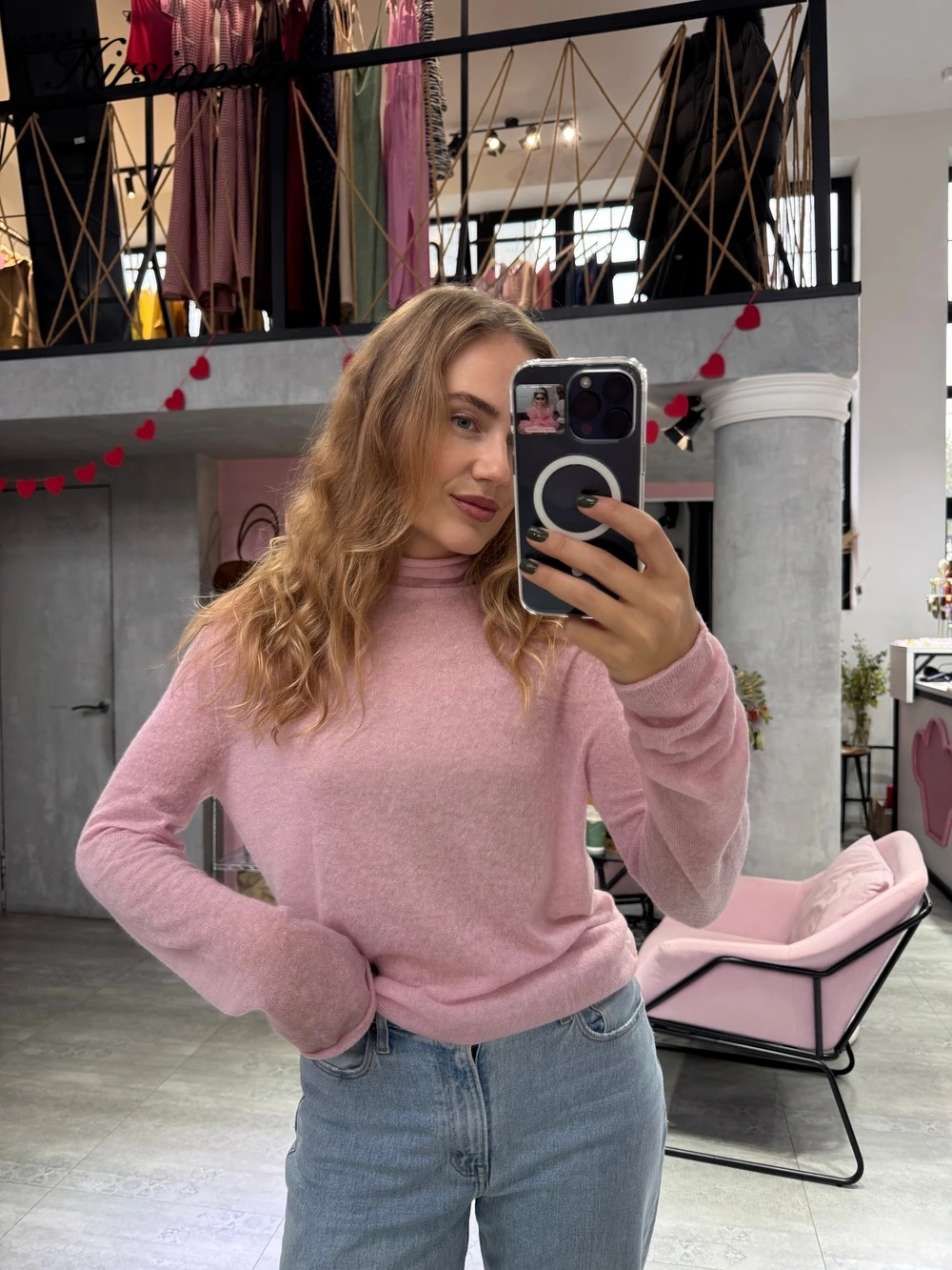 Hirsionsan Elegant Sweater Women 2026 Summer Autumn Casual Fashion Loose Women Pullovers Chic Brown White Jumper Sueter Mujer 3