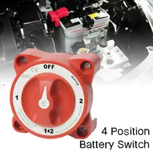 

Battery Switch Power Off Switches 4 Position 48V-60V Switches Car Power Supply Main Switch Universal Car RV Boat Yacht