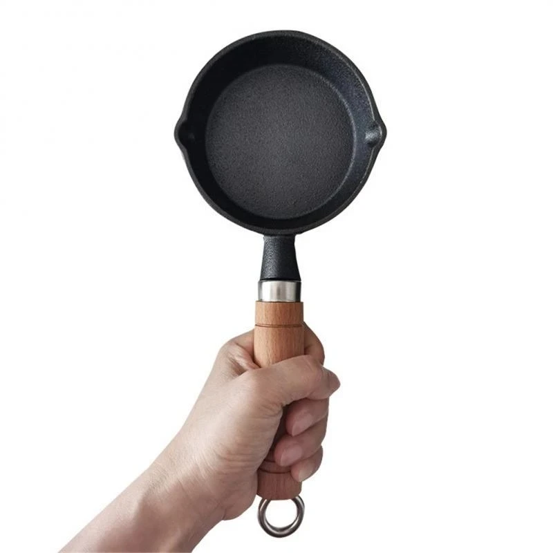 Mini Omelette Pan Non Stick Pan Flat Bottomed Pan Egg Steak Waffle Sheet Pan Cast Iron Pan Kitchen Utensils 6