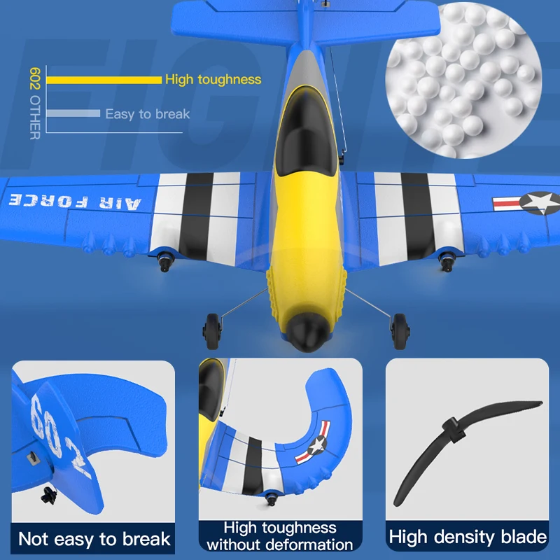 RC Plane KF602 Professional 2.4G Radio Remote Control Airplane EPP Foam Aircraft  Glider Flying Model Toys For Children Gifts 3