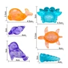 Children Summer Diving Toy Swimming Pool Underwater Octopus Shape Kids Training Water Games Gifts Random Color 3/12pcs 6