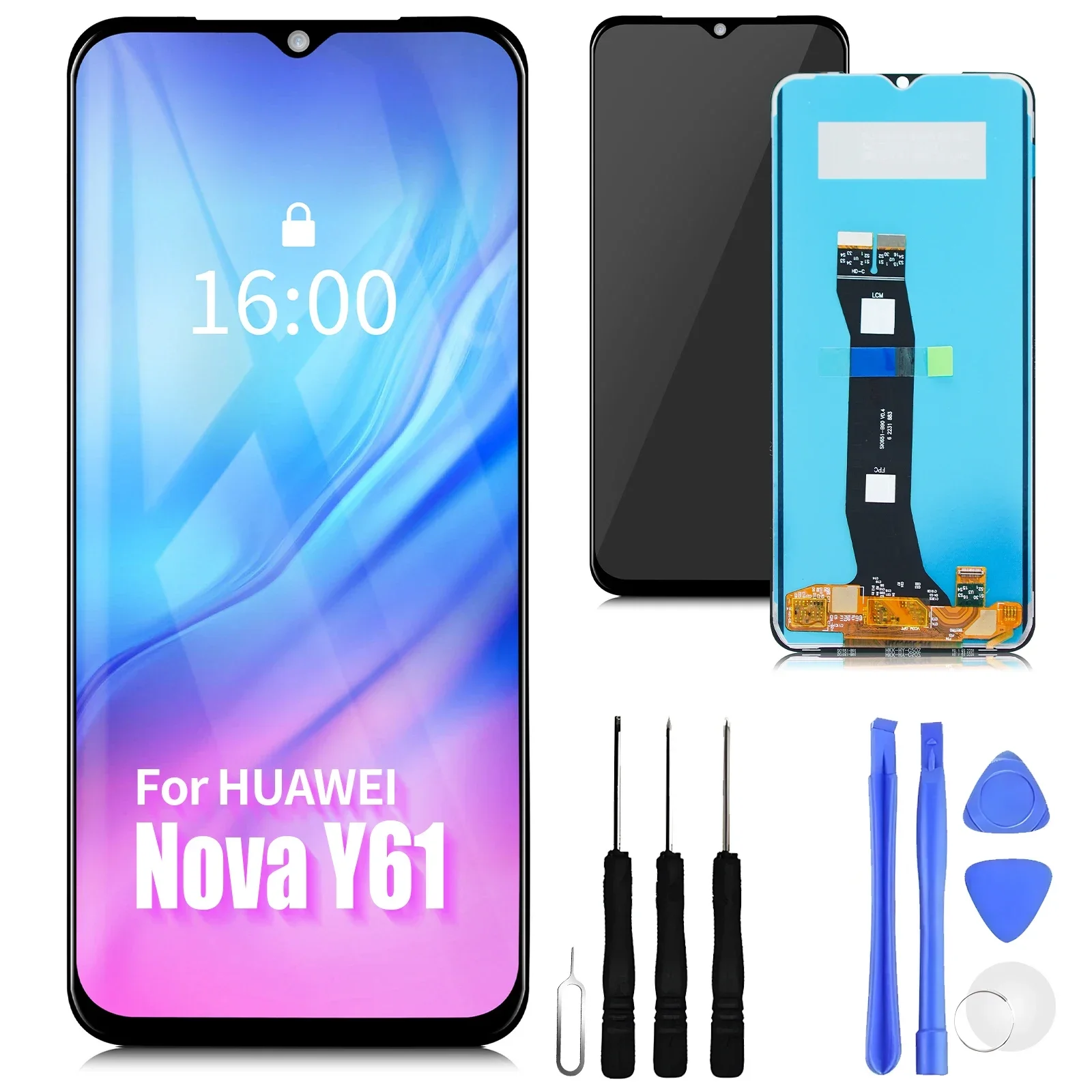 6,52 'для HUAWEI Nova Y61 для Ori NovaY61 EVE-LX9 EVE-LX9N EVE-LX3 ЖК-дисплей сенсорный экран дигитайзер в сборе Замена