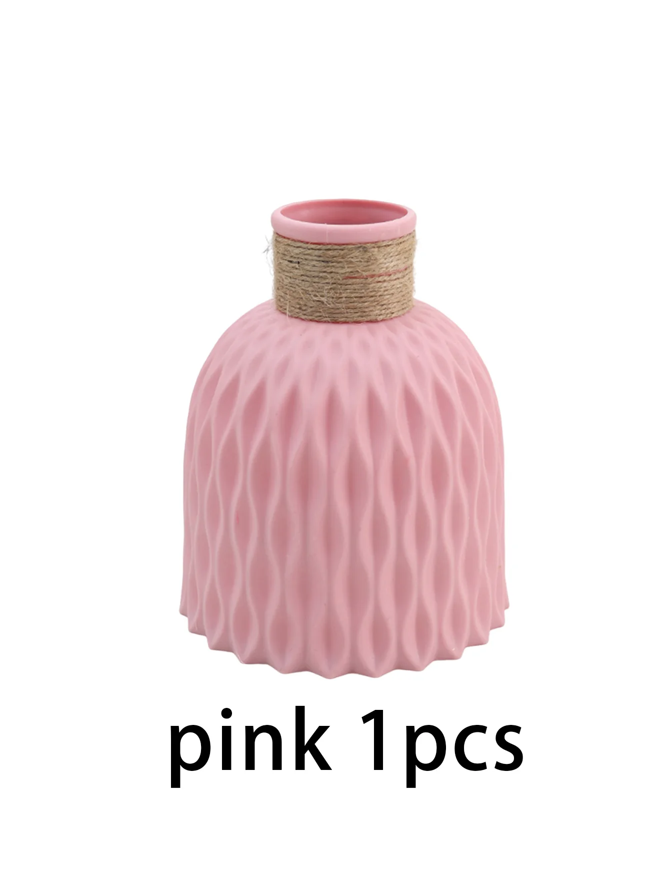 مزهرية زخرفية بلاستيكية لسطح الطاولة 1/2، مزهرية ا...