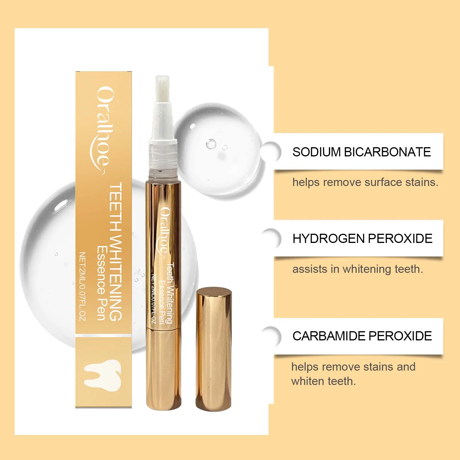 Teeth Whitening Essence Pen Remove Plaque And Tartar Clean Dental Oral Care Prevent Teeth From Rotting And Keep Fresh Breath
