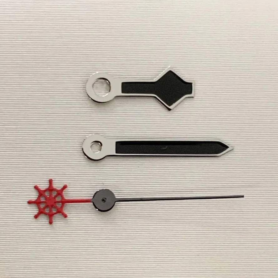 

Watch Accessories Hands Silver Edge Black Hand Red Green Blue Orange Second Hand Suitable for NH35/36/4R/7S Movement