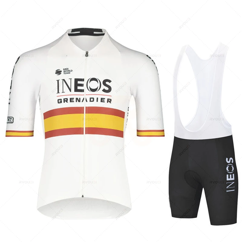 Limited Edition: Filippo Ganna Hour Record Bioracer Icon Cycling Jersey Set Summer Bicycle Suit Clothes Ineos Maillot Ciclismo 6