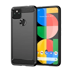 Shockproof Soft Silicone Phone Case Cover - Enhanced Protection - Pixel 3A (Black)